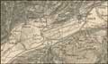  Sion   vall�e du Rh�ne. Topographische Karte der Schweiz. Blatt XVII  1887